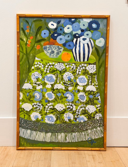 Sitting in the Garden  |  20 x 30