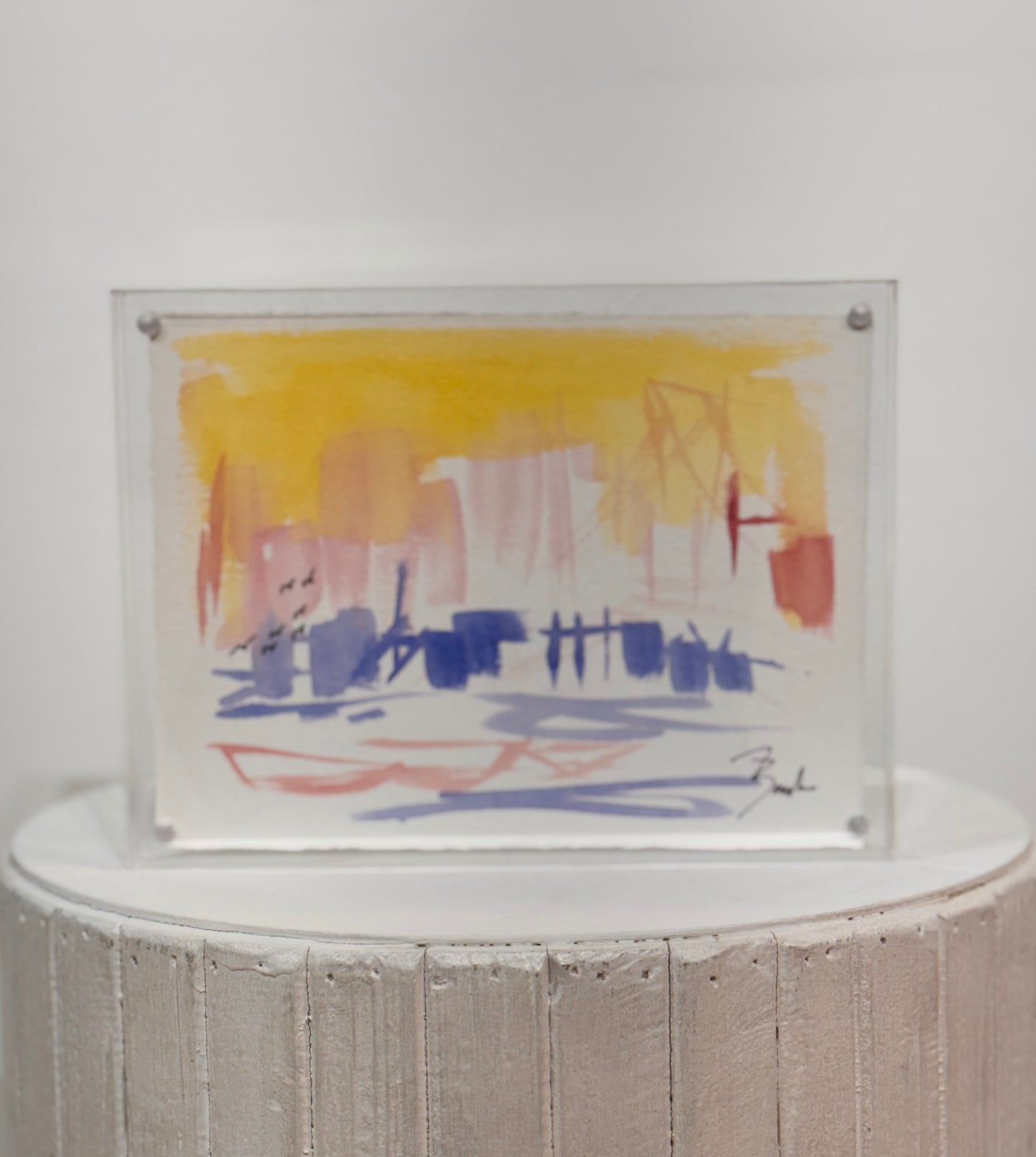 Philadelphia Skyline |  Watercolor | 6 x 8