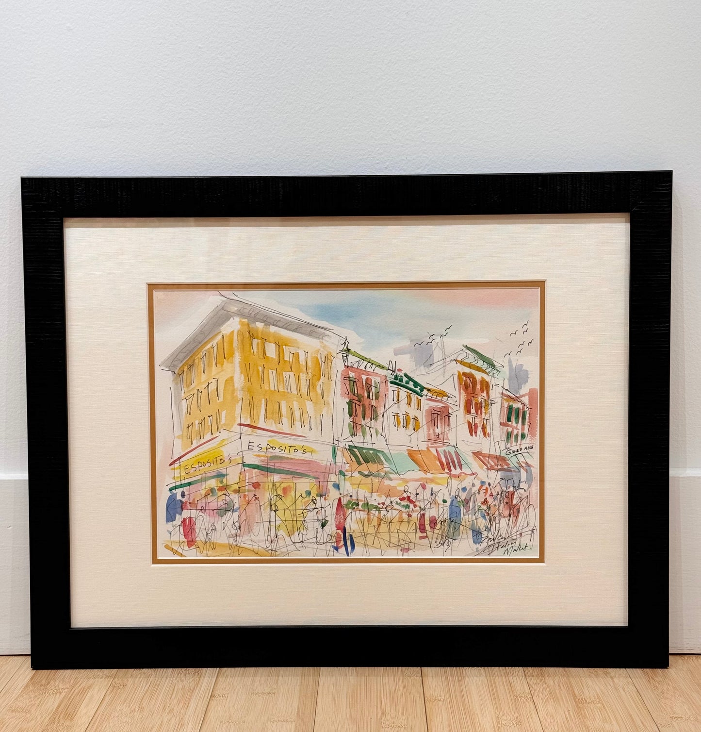Italian Market, Philadelphia Watercolor II  | 11 x 15