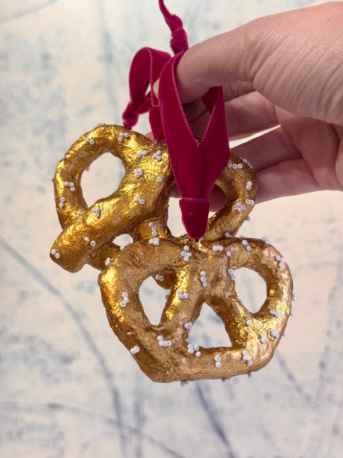 Jessica LoPresto |  Philly Gold Leaf Pretzel