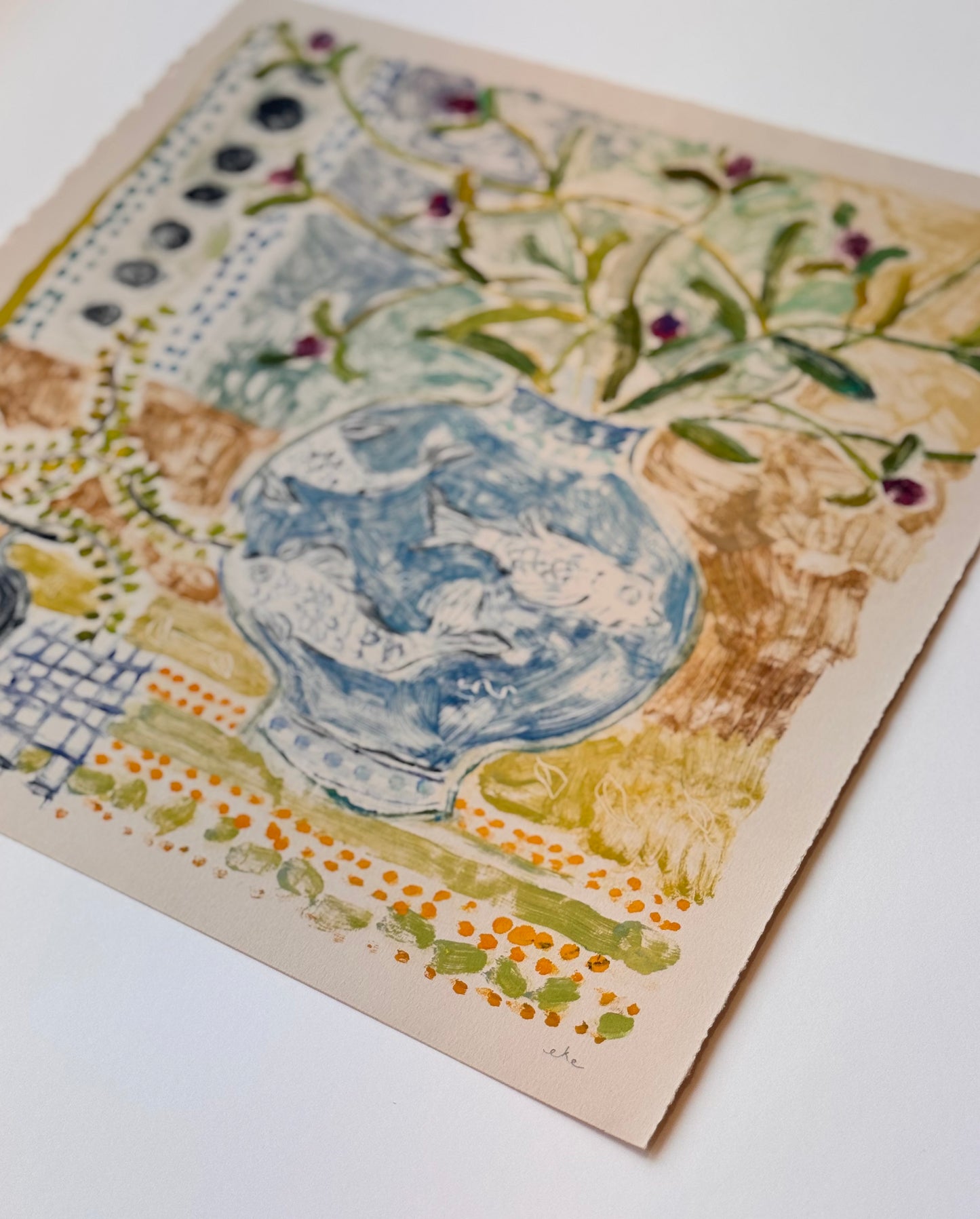 Fish Bowl No. 2 | 15" x 15"