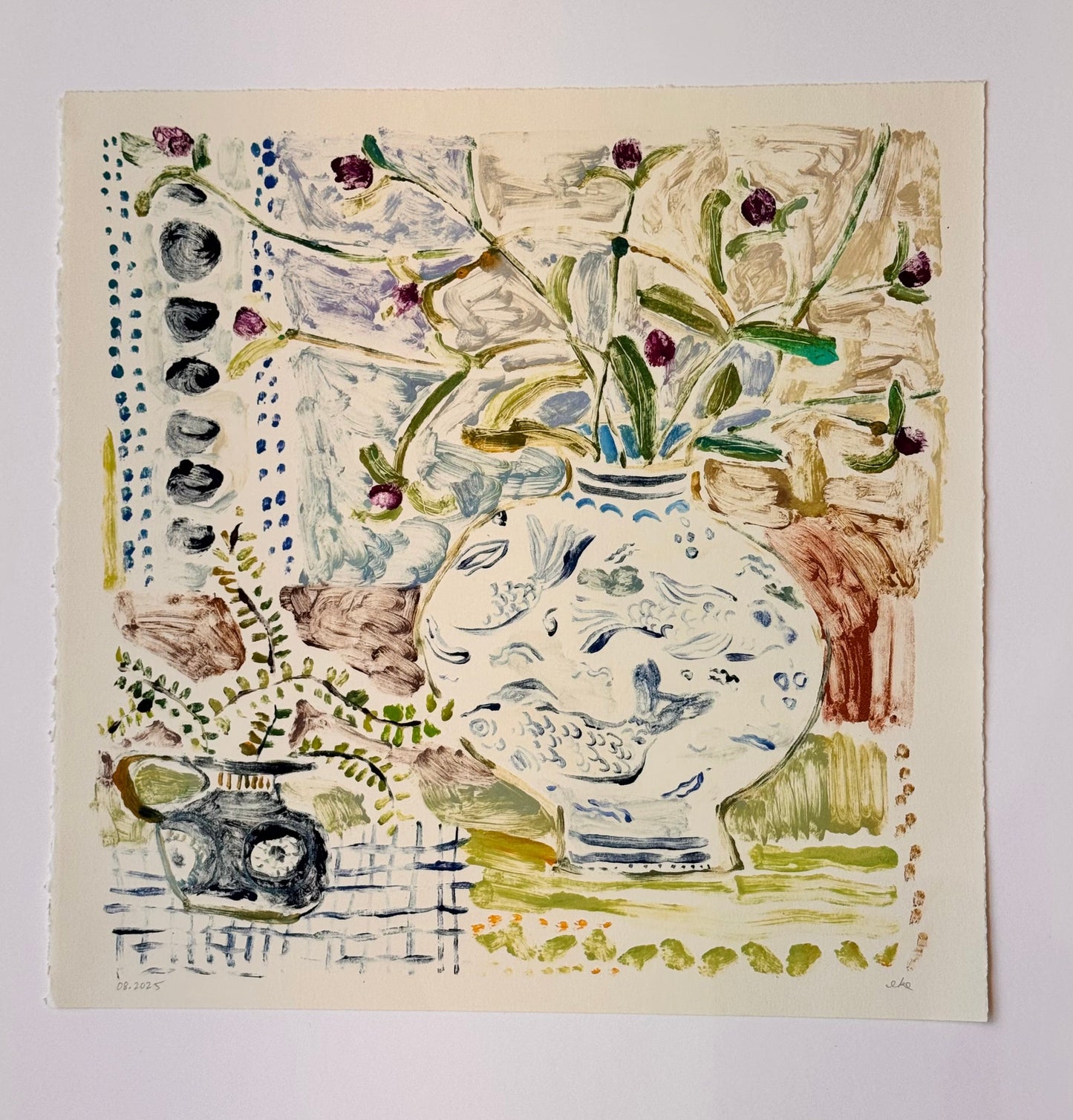 Fish Bowl No. 4 | 15" x 15"