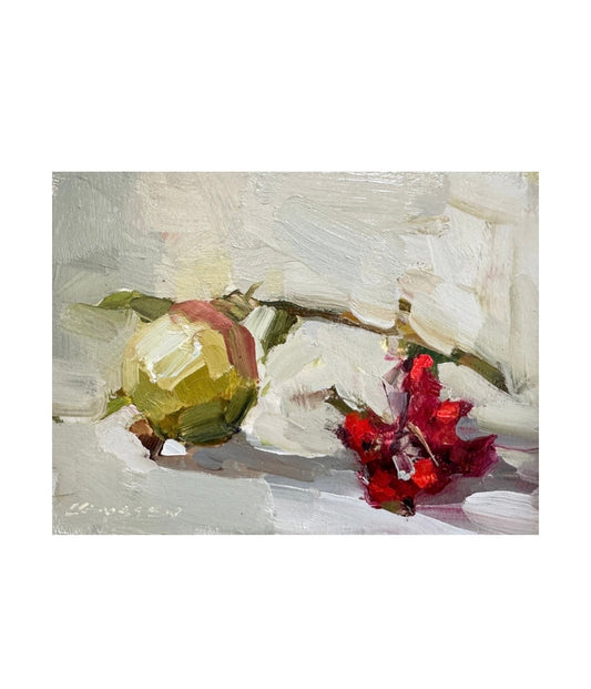 Pomegranate and Berries |  6 x 8