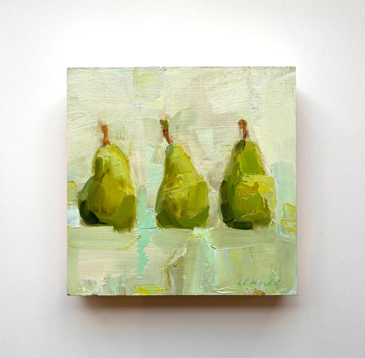 Three Pears  |  10 x 10