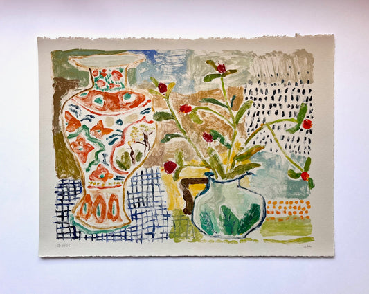 Orange Vase No. 2 | 11" x 15"
