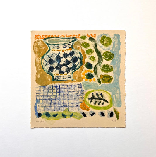 Blue Vase No. 5 (3 of 6)  | 8" x 8"