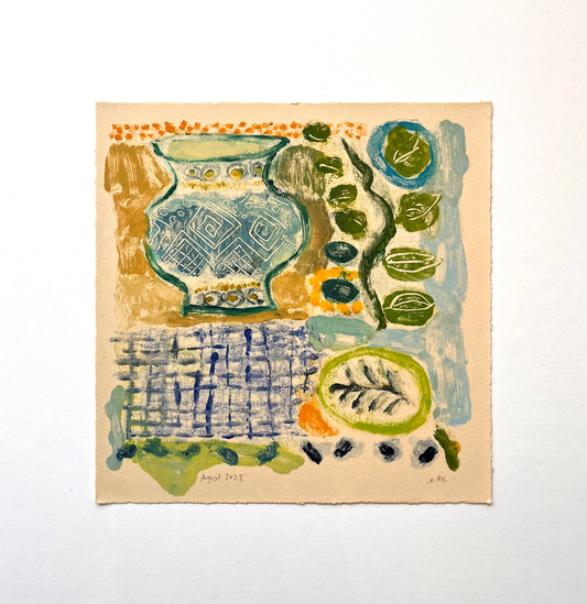 Blue Vase No. 5 (1 of 6)  | 8" x 8"