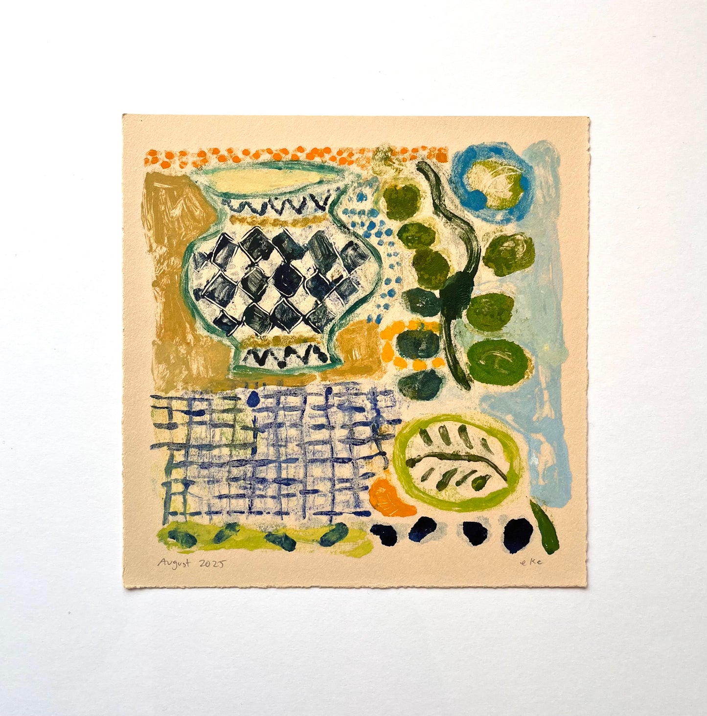 Blue Vase No. 5 (2 of 6)  | 8" x 8"