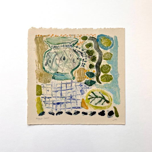 Blue Vase No. 5 (4 of 6)  | 8" x 8"