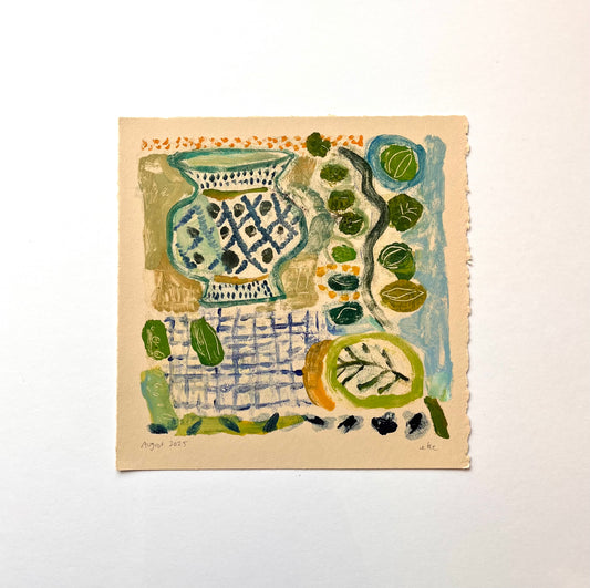 Blue Vase No. 5 (5 of 6)  | 8" x 8"