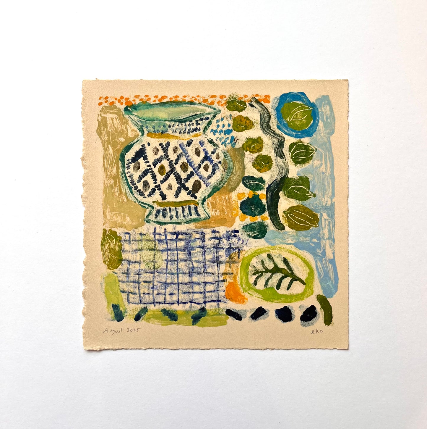 Blue Vase No. 5 (6 of 6)  | 8" x 8"