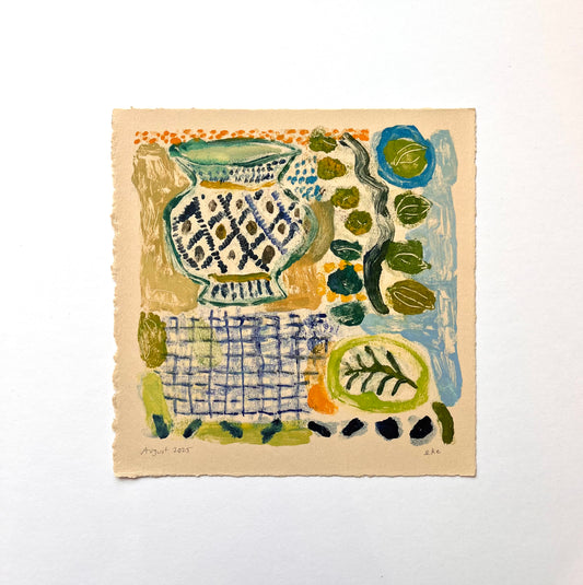 Blue Vase No. 5 (6 of 6)  | 8" x 8"