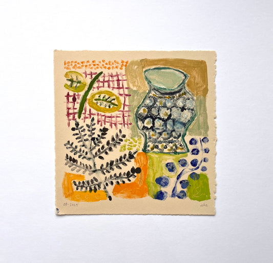 Blue Vase No. 3  (3 of 6)  | 8" x 8"