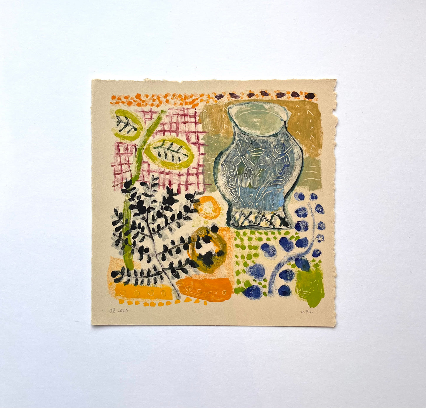 Blue Vase No. 3  (5 of 6)  | 8" x 8"