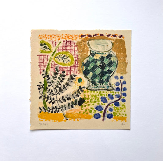 Blue Vase No. 3  (6 of 6)  | 8" x 8"