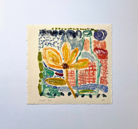 Yellow Bloom No. 4 (1 of 8)  | 8" x 8"