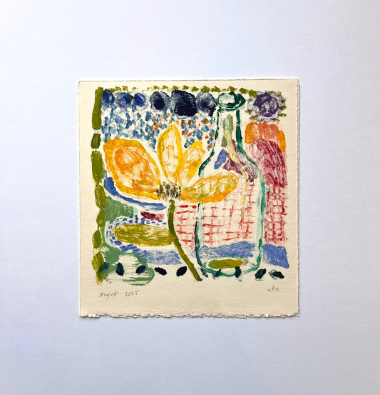 Yellow Bloom No. 4 (2 of 8)  | 8" x 8"