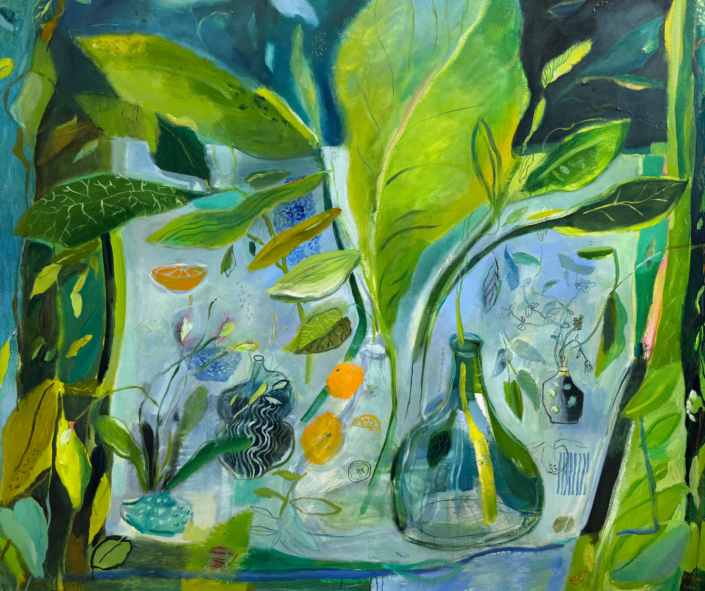 From a Tropical Place  |  44" x 52"