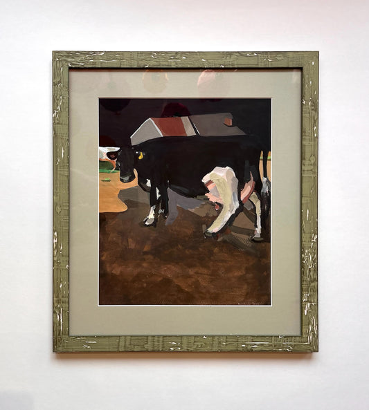 Cow in Mud | 17 x 19
