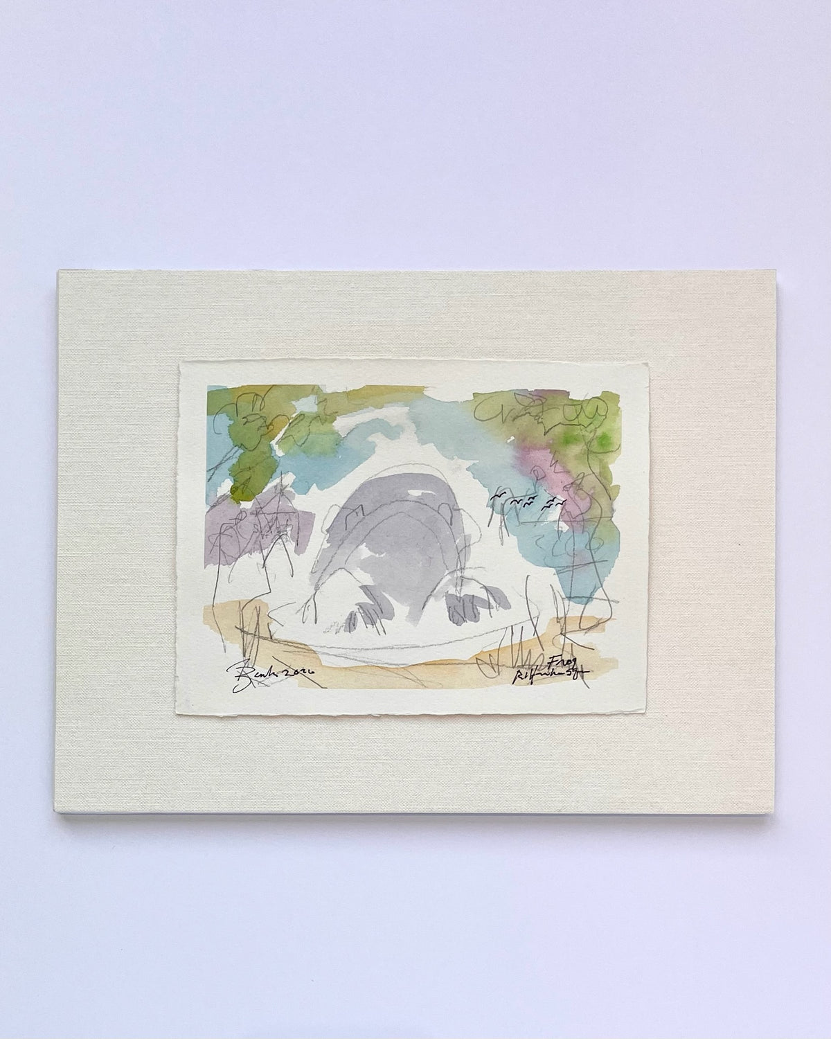 Rittenhouse Square Frog | 8 x 6