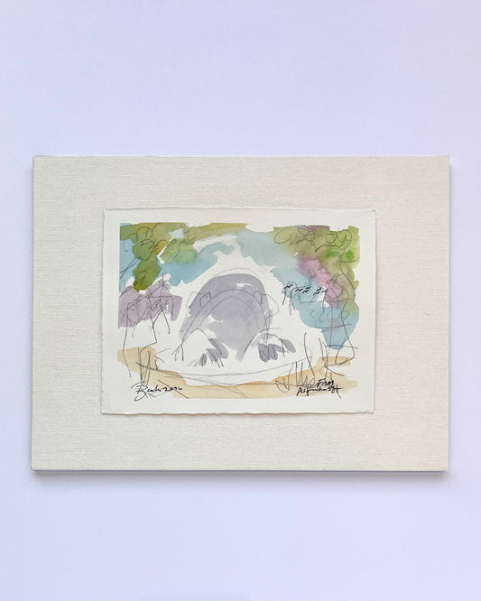 Rittenhouse Square Frog | 8 x 6