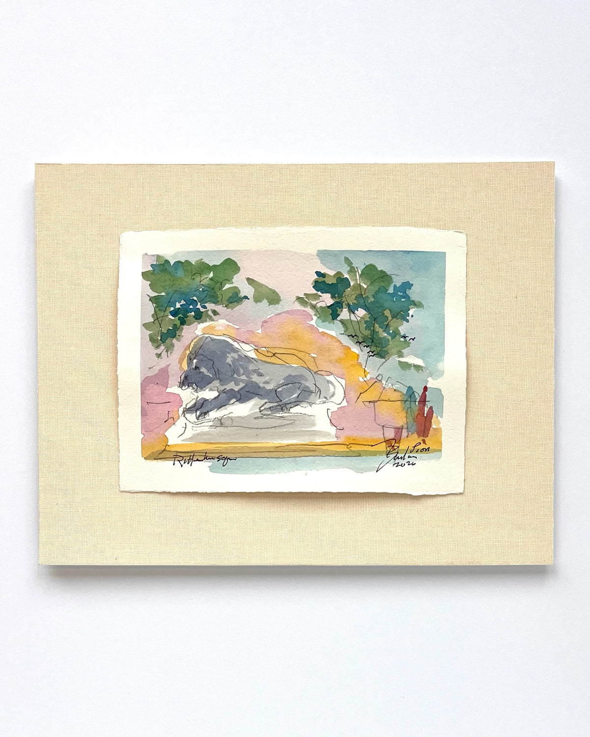 Rittenhouse Square Lion II | 8 x 6