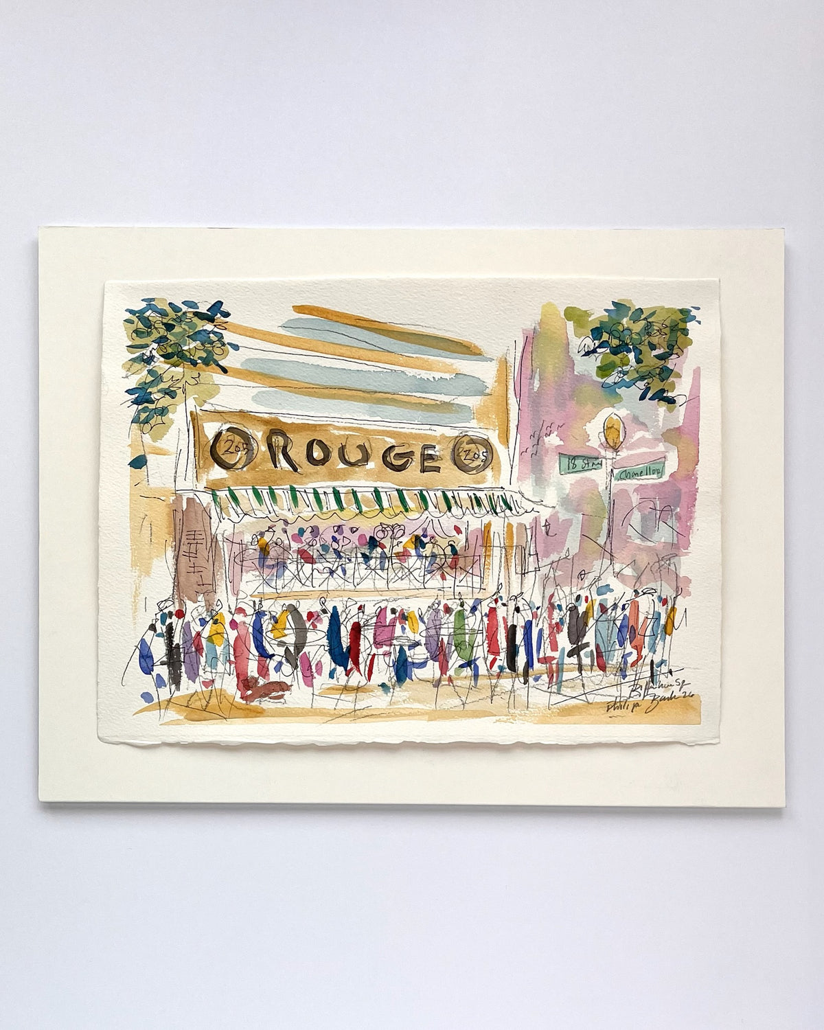 Rouge, Rittenhouse Square III | 15 x 11