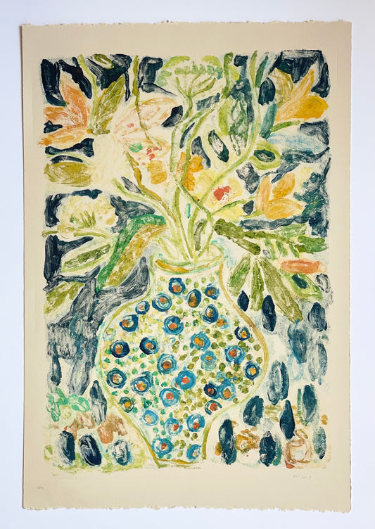 Blue Vase No. 5 | 15" x 22"