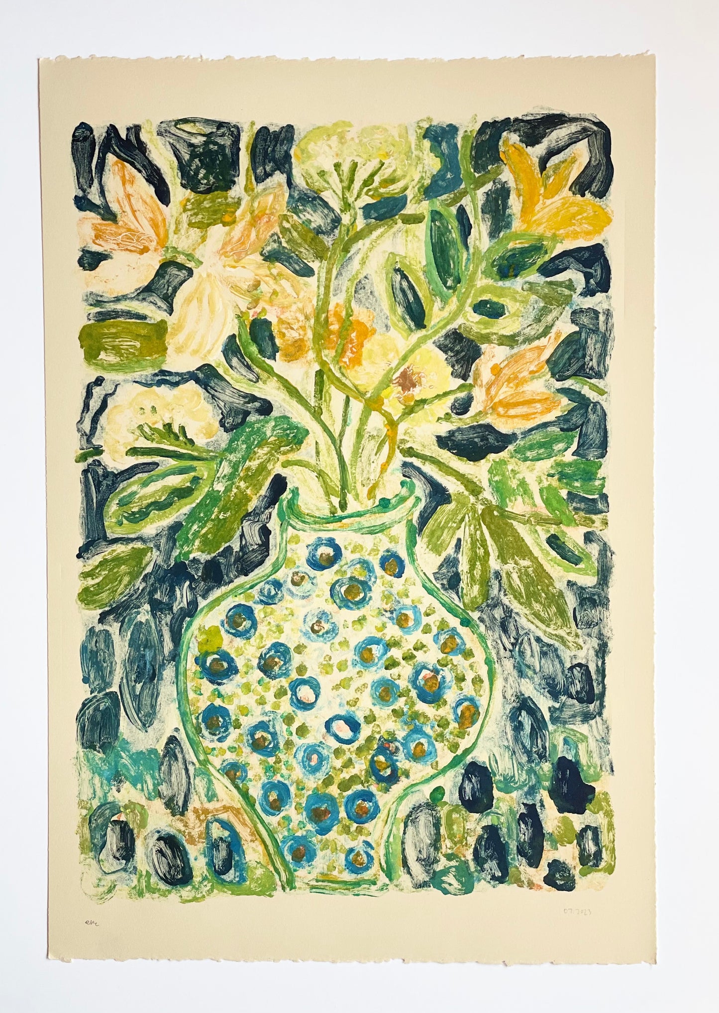 Blue Vase No. 6 | 15" x 22"