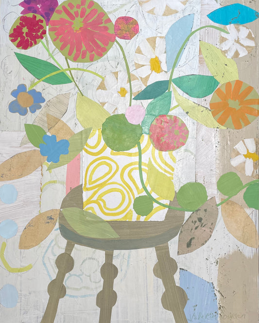 Wildflowers in Vase  |  24 x 30