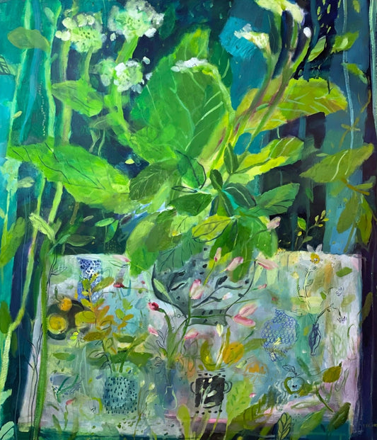 Large Leafy Greens II |  44" x 50"