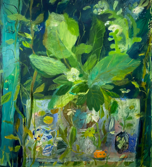 Large Leafy Greens I |  44" x 48"