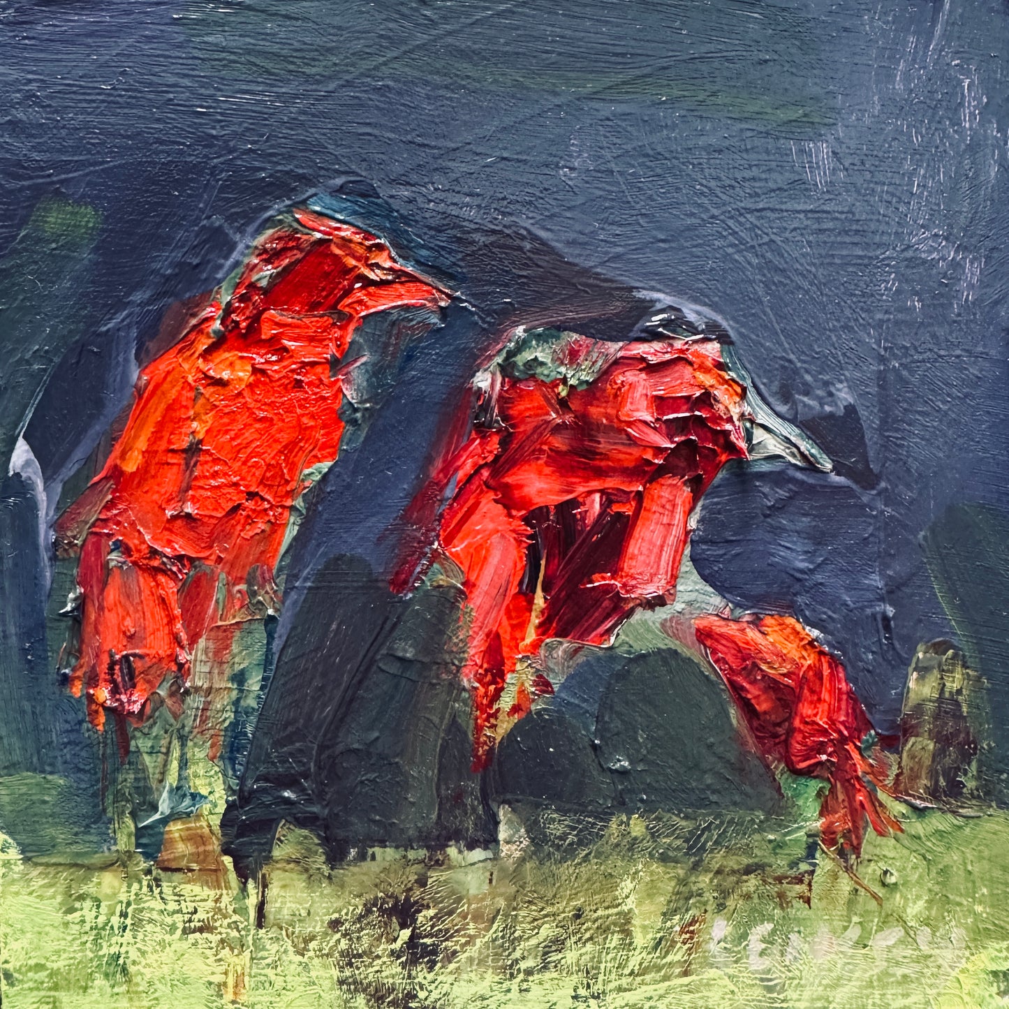Red Birds  |  6 x 6