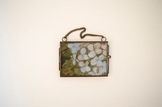 White Hydrangea Ornament