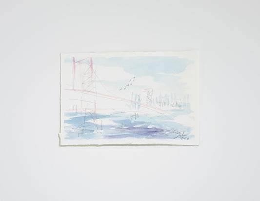 Ben Franklin Bridge No. 2  | 11 x 8