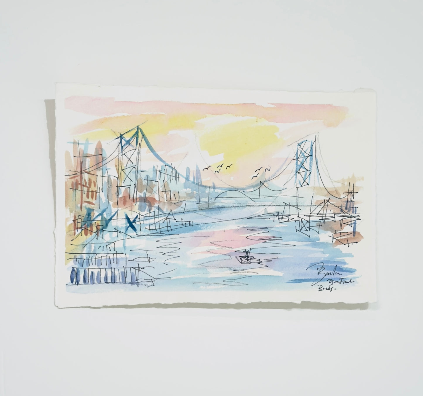 Ben Franklin Bridge No. 1 | 11 x 8