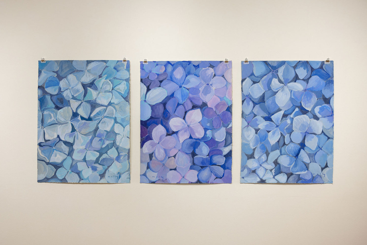 Closer Look Hydrangea Blue | 18 x 24