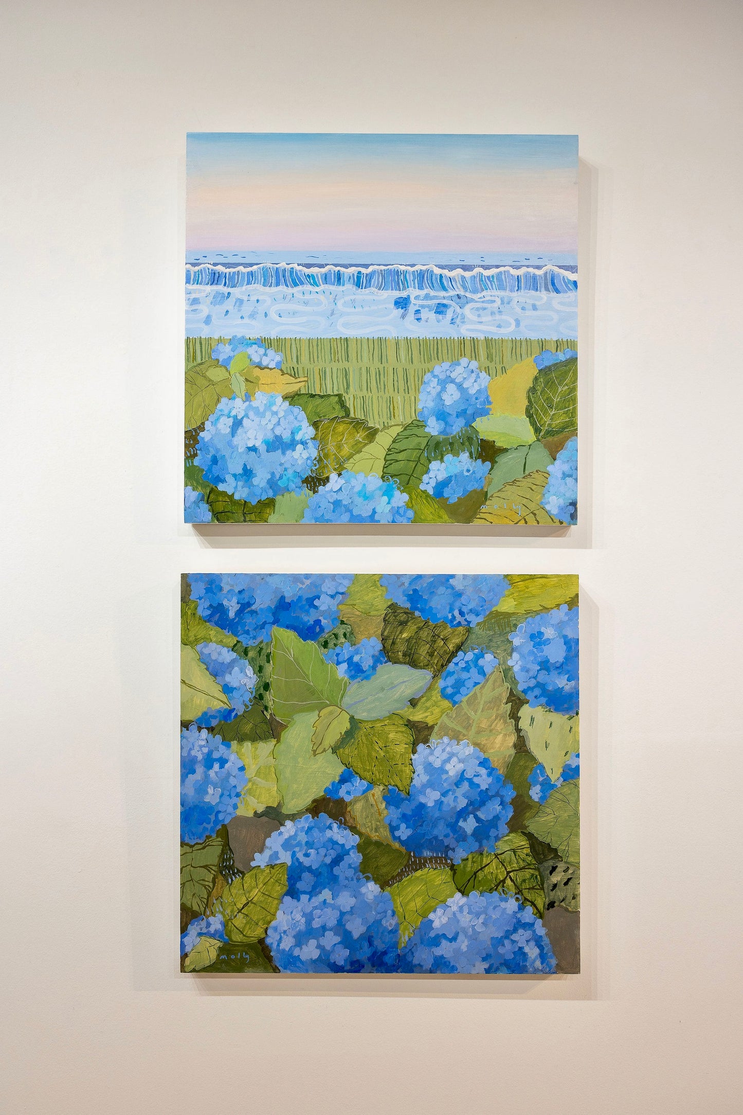 Cobalt Hydrangeas | 24 x 24