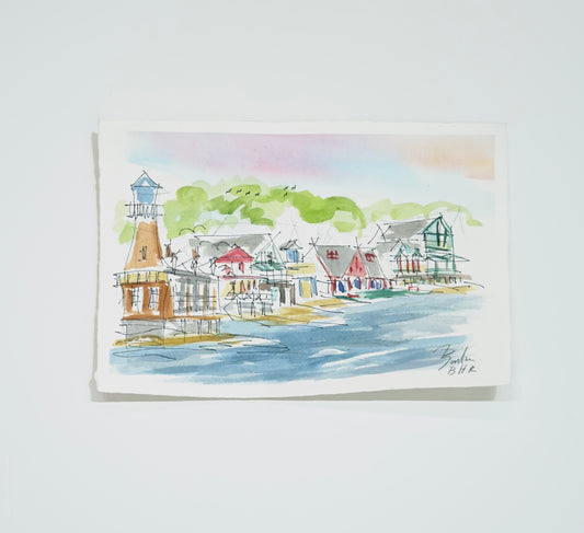 Boathouse Row | 8 x 11