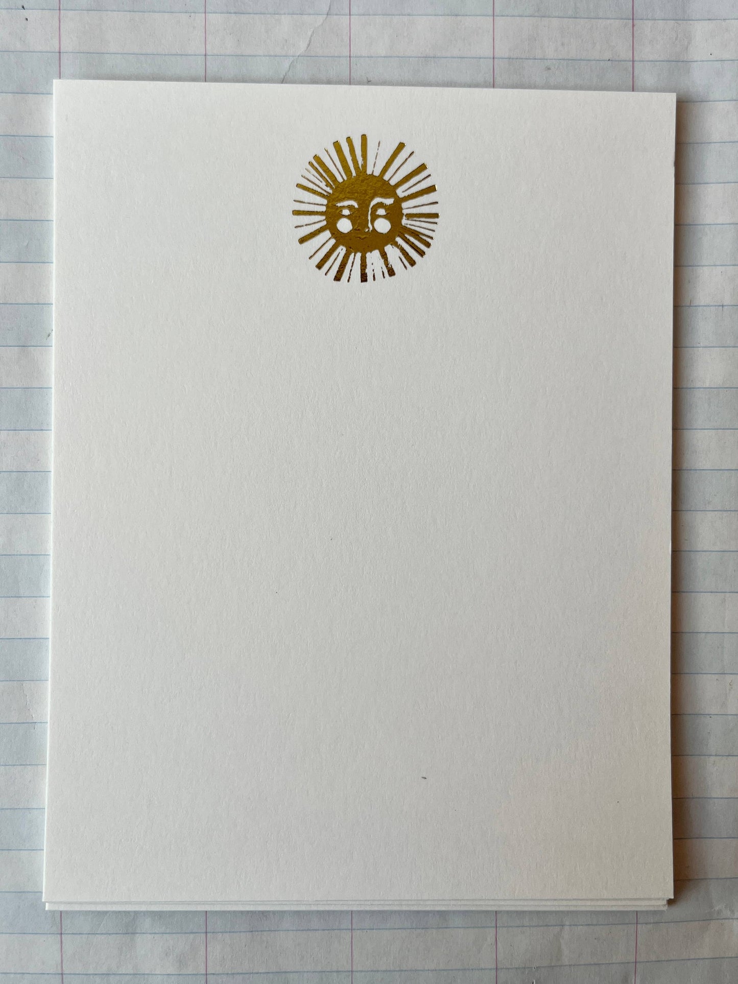 Sun Face | Notecard Set
