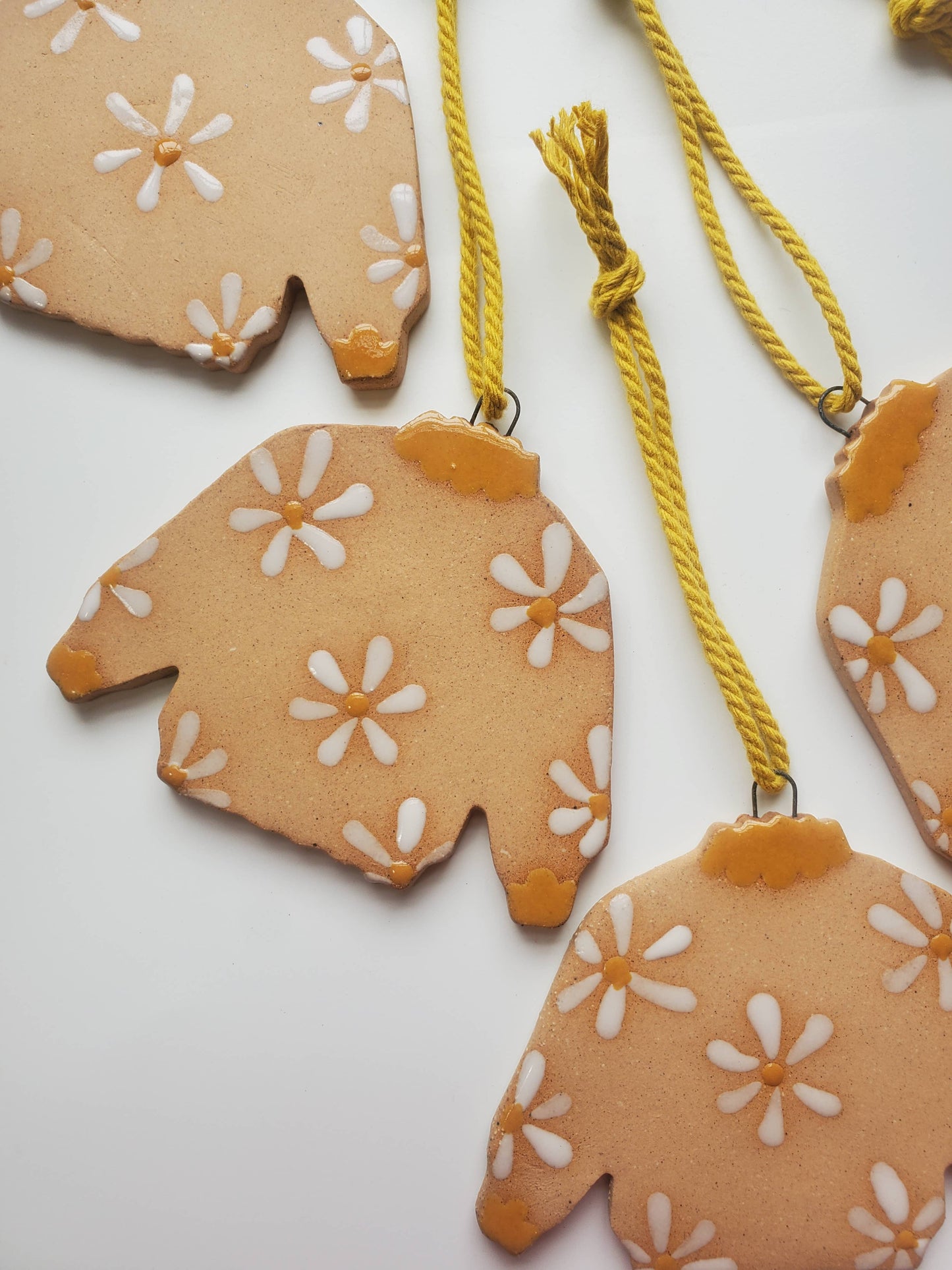 Daisy Holiday Sweater Ornament