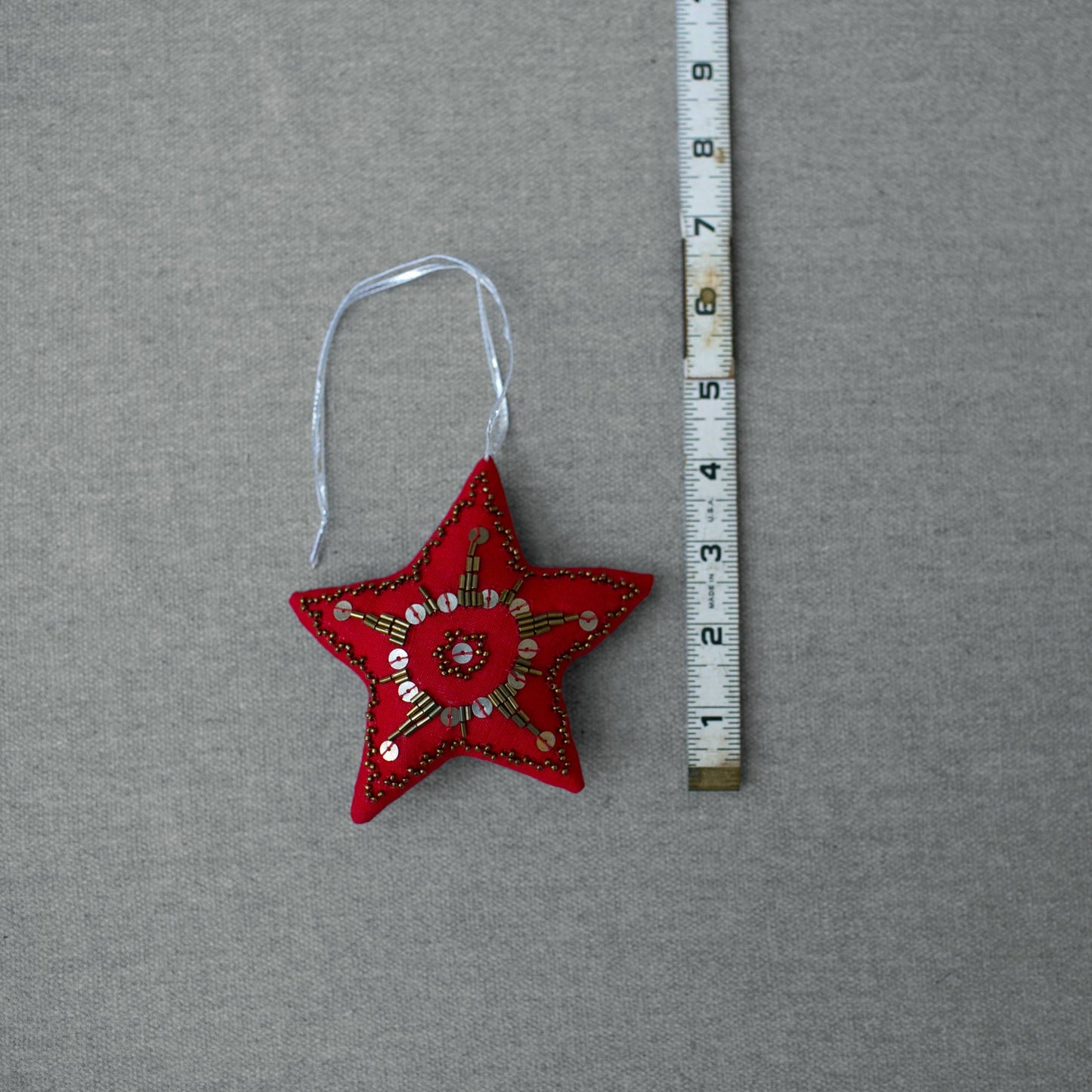 Red Star | Cotton Ornament