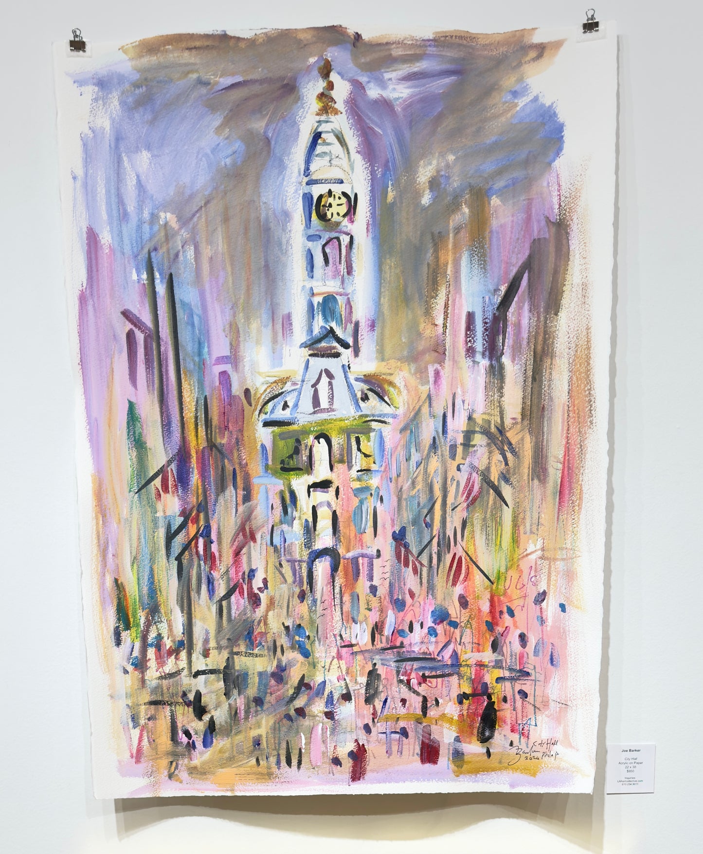 HOLD | City Hall | 22 x 30