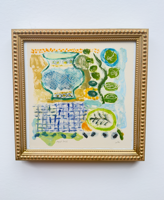 Blue Vase No. 5 (1 of 6)  | 10” x 10”