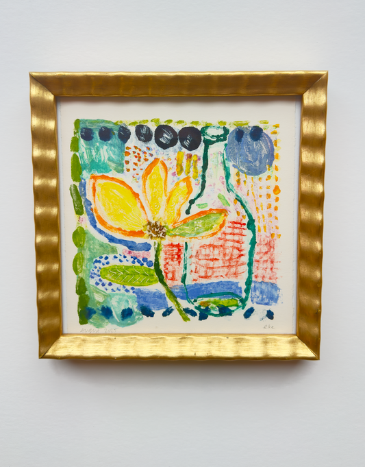 Yellow Bloom No. 4  (5 of 8)  | 10” x 10”