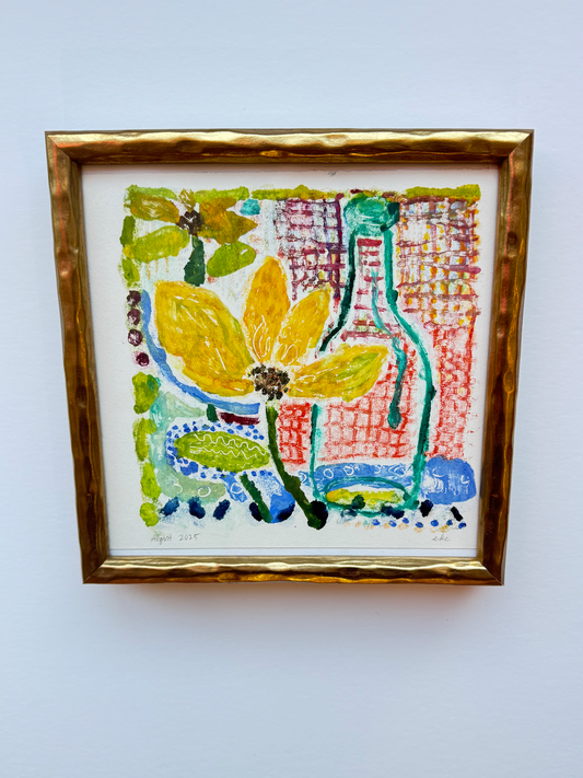 Yellow Bloom No. 4 (8 of 8) | 8" x 8"