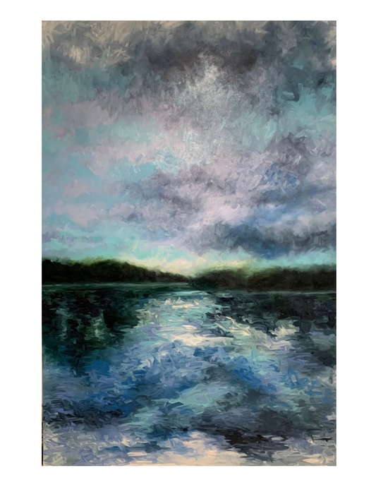 Evening on the Lake No. 2 | 48 x 72
