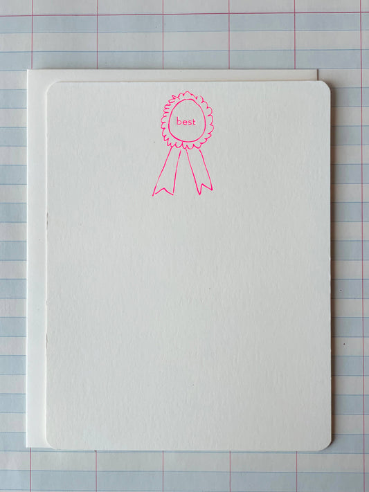 Best Ribbon | Notecard Set