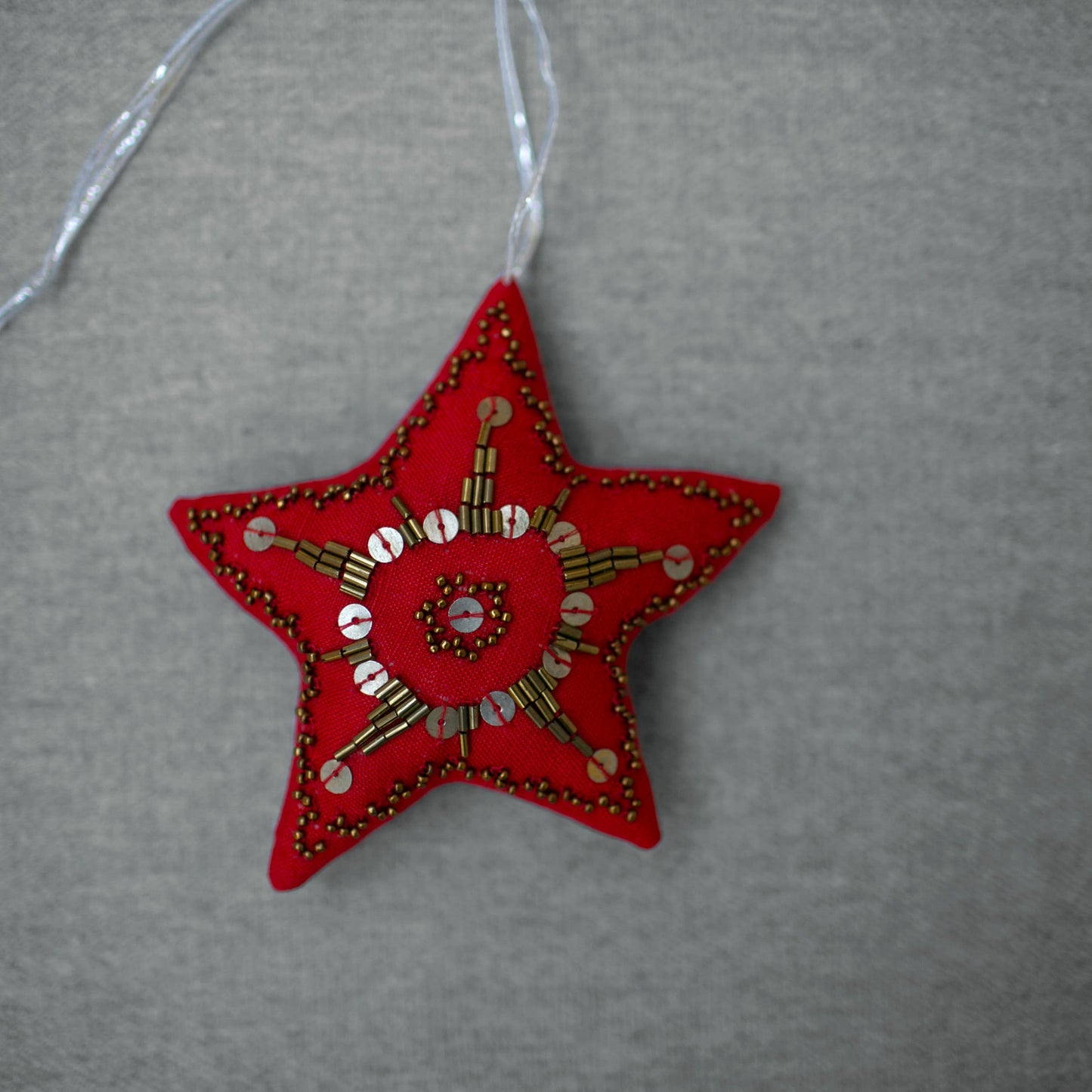 Red Star | Cotton Ornament
