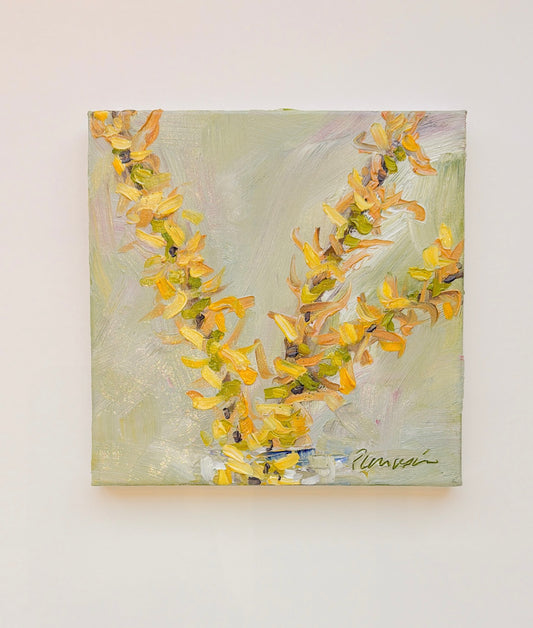 Spring Forsythia |  8 x 8